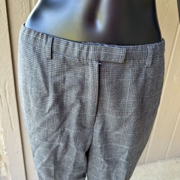 Vintage Pendleton Wool Petite Pants Size 10 Gray Plaid Classics 100% Virgin Wool - Picture 5 of 7